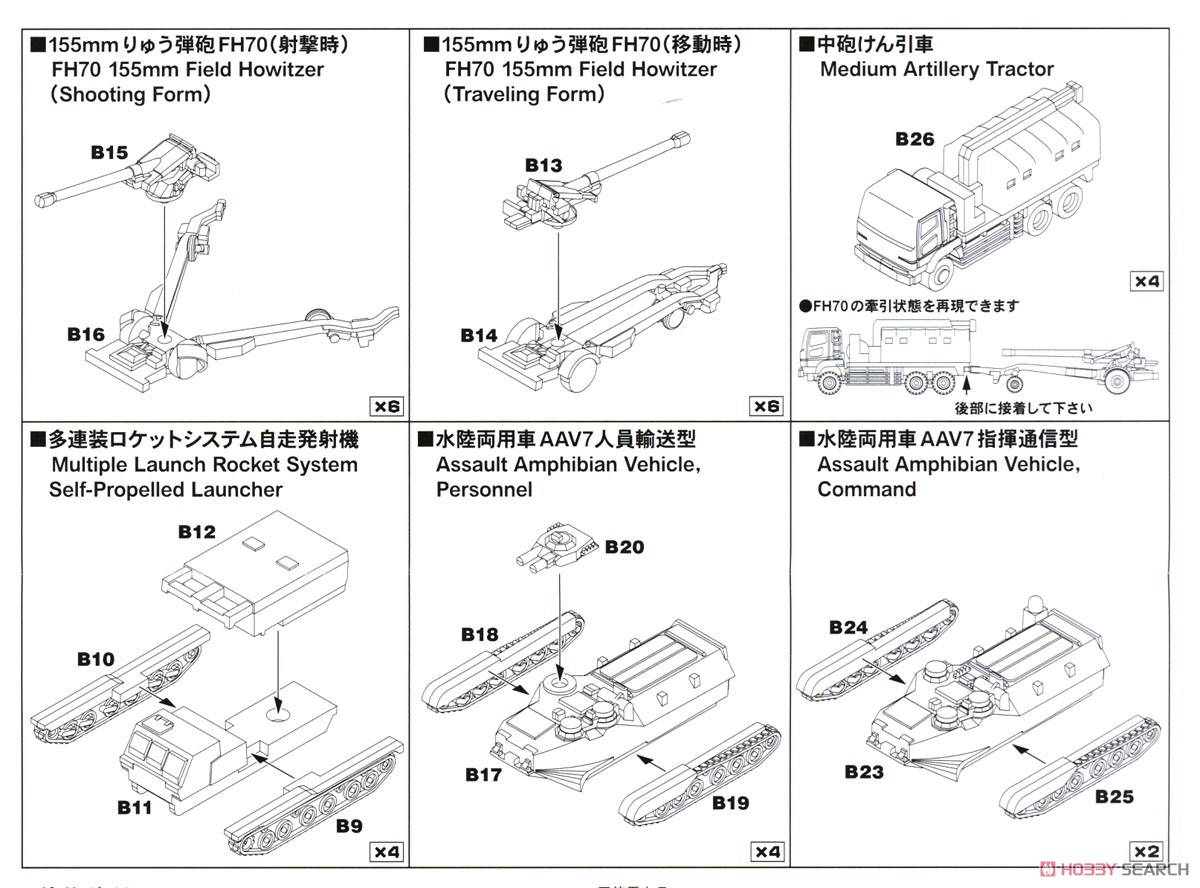 JGSDF Vehicle Set 3 (Plastic model) Assembly guide2