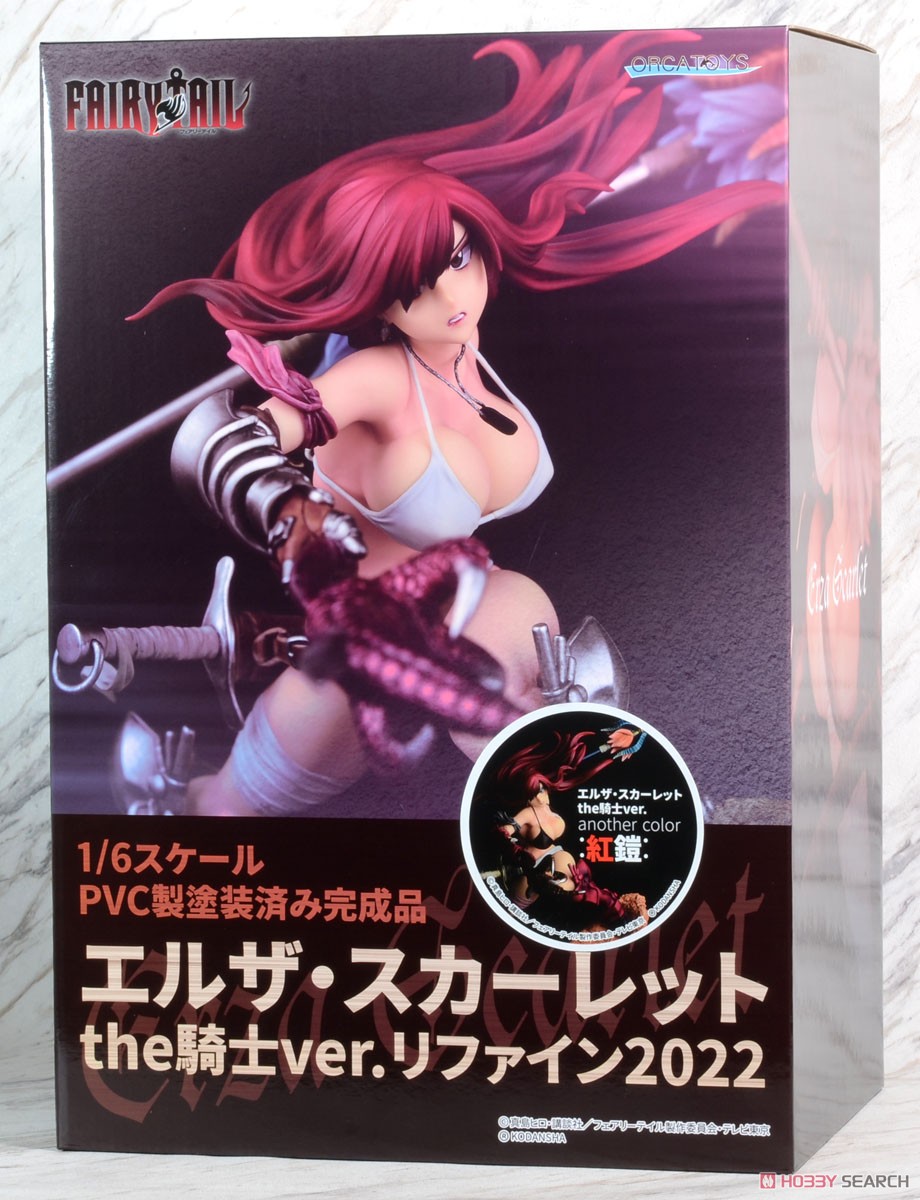 Erza Scarlet The Knight Ver. Another Color :Red Armor: (PVC Figure) Package1