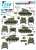 WWII 米軍AFV特集＃5 ヨーロッパでのM4A1(76)W 1944～45 第32機甲連隊 第66機甲連隊 第81戦車大隊 (デカール) 設計図1