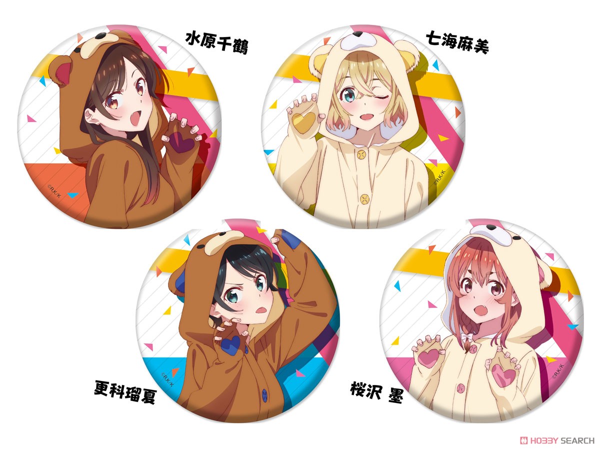 Rent-A-Girlfriend [Especially Illustrated] Can Badge Mami Nanami (Bear Pajama Ver.) (Anime Toy) Other picture1