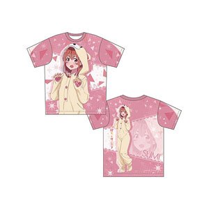 Rent-A-Girlfriend [Especially Illustrated] Full Graphic T-Shirt Sumi Sakurasawa (Bear Pajama Ver.) (Anime Toy)