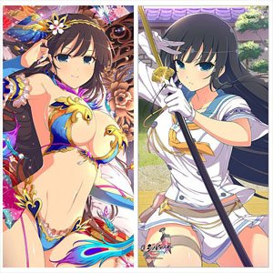 [Shinovi Master Senran Kagura New Link] Long Cushion Cover (Ikaruga) (Anime Toy)