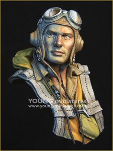 WWII US Navy Pilot Midway 1942 (Plastic model)