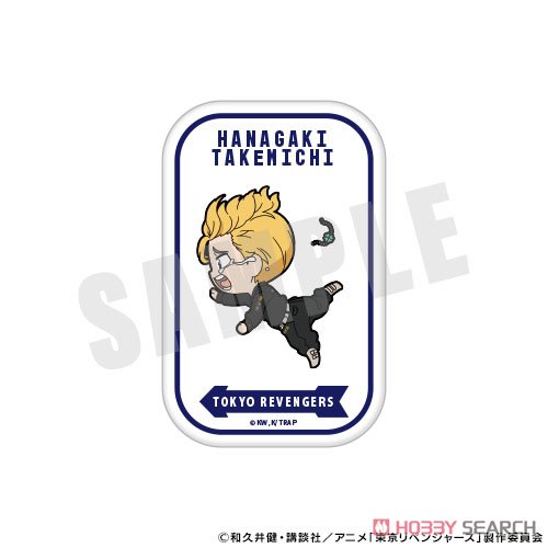 Tokyo Revengers Chara March Square Can Badge 01. Takemichi Hanagaki (Anime Toy) Item picture1