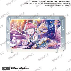 Love Live! School Idol Festival All Stars Plate Acrylic Stand Nijigasaki High School School Idol Club Rina Tennoji (Anime Toy)