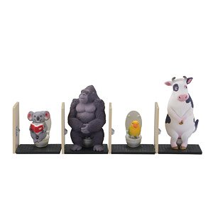 miniQ Kunio Sato`s Animal [Toilet Time 2] (Set of 6) (Shokugan)