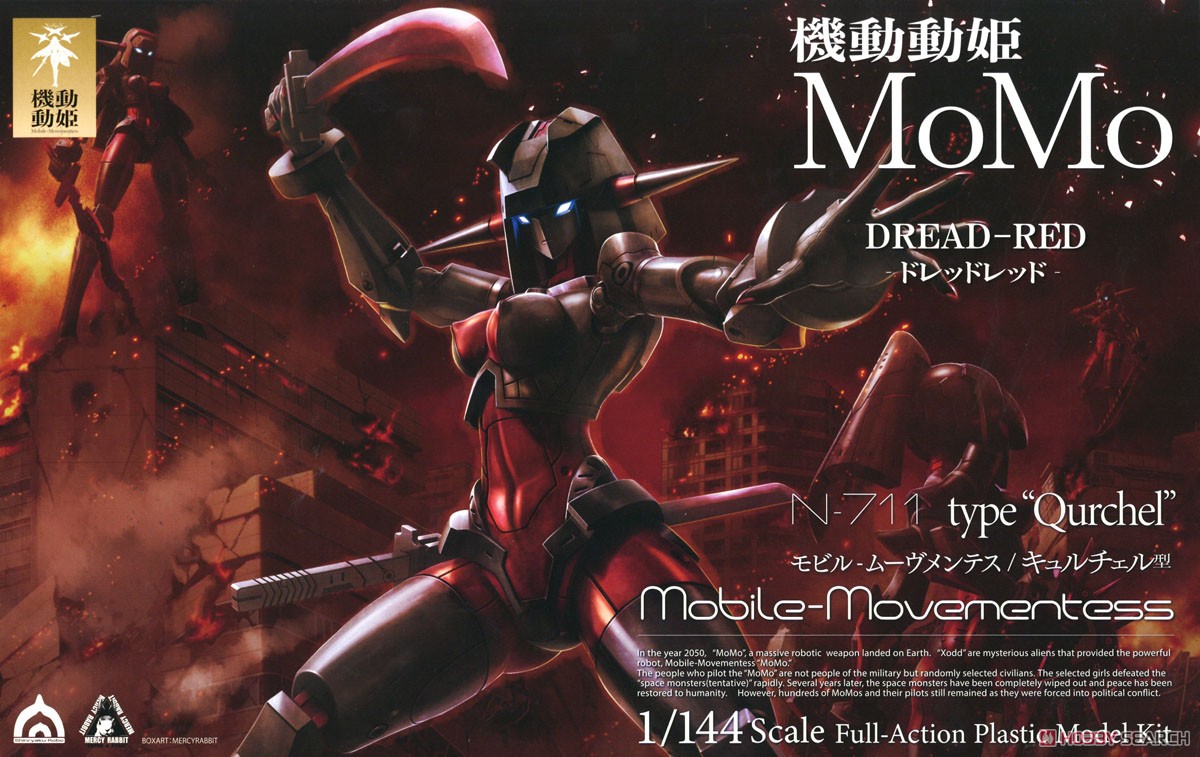 Mobile-Movementess MoMo [Dread Red] (Plastic model) Package1