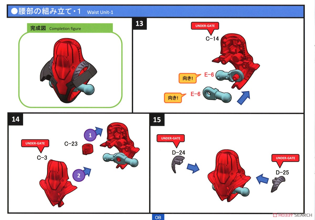 Mobile-Movementess MoMo [Dread Red] (Plastic model) Assembly guide4