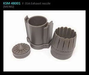 F-35A Exhaust Nozzle (for Meng) (Plastic model)