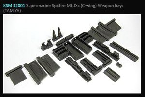 Supermarine Spitfire Mk.IXc (C-wing) Weapon Bays (for Tamiya) (Plastic model)