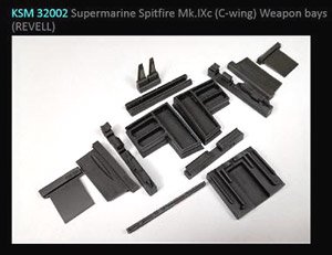 Supermarine Spitfire Mk.IXc (C-wing) Weapon Bays (for Revell) (Plastic model)