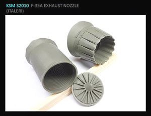 F-35A Exhaust Nozzle (for Italeri) (Plastic model)