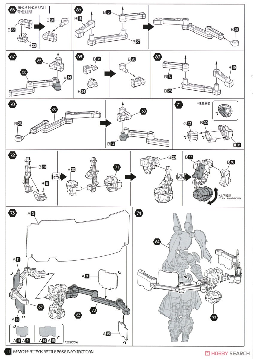 Cyber Forest Fantasy Girls Remote Attack Battle Base Info Tactician (Plastic model) Assembly guide8