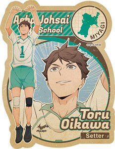 Haikyu!! Travel Sticker 3 4. Toru Oikawa (Anime Toy)