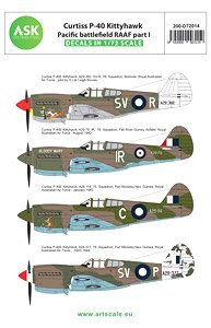 カーチス キティホーク Mk.I 「オーストラリア空軍 パート1」 デカール (デカール)