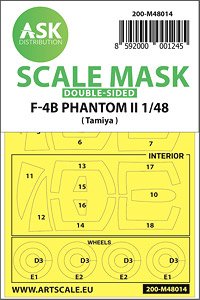 F-4B Phantom Double-sided Painting Mask for Tamiya (Plastic model)
