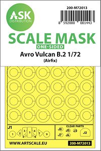 Avro Vulcan B.2 One-sided Painting Mask for Airfix (Plastic model)