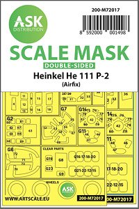 Heinkel He 111P-2 Double-sided for Airfix (Plastic model)