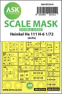 Heinkel He 111 H-6 Double-sided for Airfix (Plastic model)