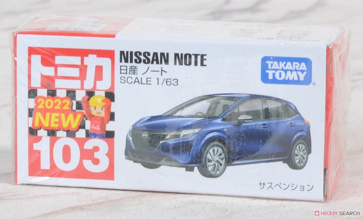 No.103 日産 ノート (ボックス) (トミカ) パッケージ1