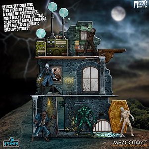 5 Points/ Mezco`s Monsters: Tower of Fear 3.75 Inch Action Figure Box Set (Completed)