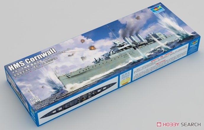 HMS Cornwall (Plastic model) Package1