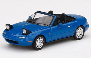 Eunos Roadster Mariner Blue Headlight Up (RHD) (Diecast Car)