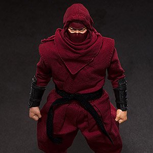 Vtoys x 6inch SN002 Shadow Ninja (Red) 1/12 Scale Movable Figure (PVC Figure)