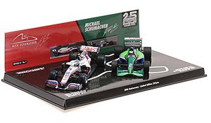 2-Car Set - M.Schumacher Belgian Gp 1991 & M.Schumacher, Belgian GP 2021 - 30th Anniversary (Diecast Car)