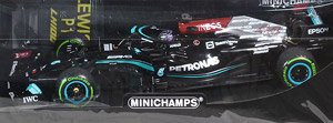 メルセデス AMG ペトロナス F1 チーム W12 ルイス・ハミルトン ロシアGP2021 ウィナー F1通算100勝目 (ミニカー)