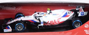 ウラルカリ ハース F1 チーム VF-21 ミック・シューマッハ ベルギーGP 2021 (ミニカー)