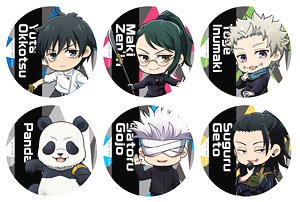 Jujutsu Kaisen 0 the Movie Trading Can Badge Collection Deformed Ver. (Set of 6) (Anime Toy)