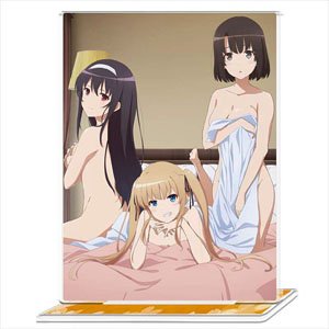 [Saekano: How to Raise a Boring Girlfriend Fine] Acrylic Portrait B [Megumi & Eriri & Utaha] (Anime Toy)