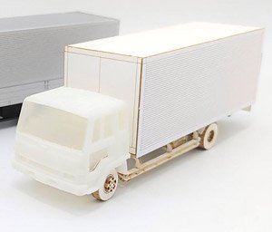 1/80(HO) Truck C (Dry Van / Wing Body) Paper Kit (Unassembled Kit) (Model Train)