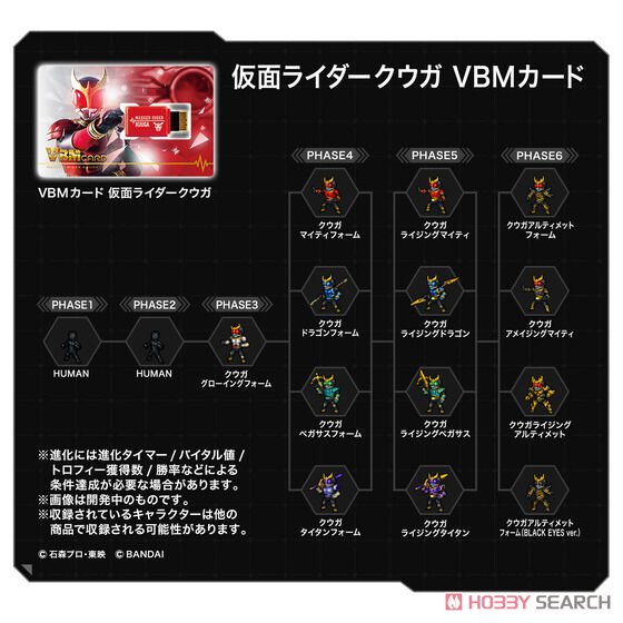 VBMカード 仮面ライダークウガ (キャラクタートイ) その他の画像1