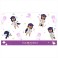[The Great Jahy Will Not Be Defeated!] Rubber Mat (Mini Chara) (Card Supplies) 商品画像1 Thumbnail