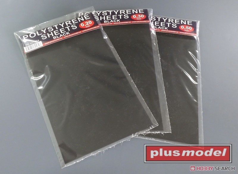 Plastic Plates Black 0,3 mm (110mm x 190mm) (2pcs.) (Material) Other picture1