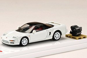 ホンダ NSX (NA1) Type R 1994 エンジンディスプレイモデル付 チャンピオンシップホワイト (ミニカー)