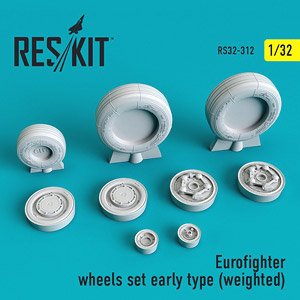 Eurofighter Wheels Early Type (Weighted) (Plastic model)
