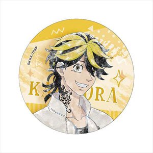 Tokyo Revengers KV3 Pastel Crayon Art Can Badge Kazutora (Anime Toy)