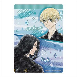 Tokyo Revengers KV3 Pastel Crayon Art B5 Pencil Board Baji & Chifuyu (Anime Toy)