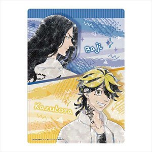 Tokyo Revengers KV3 Pastel Crayon Art B5 Pencil Board Baji & Kazutora (Anime Toy)
