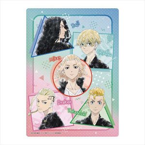 Tokyo Revengers KV3 Pastel Crayon Art B5 Pencil Board Assembly A (Anime Toy)