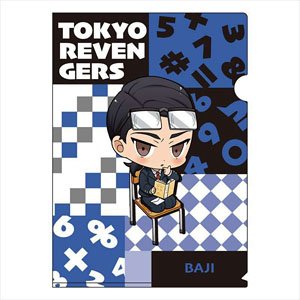 Tokyo Revengers Chibittsu! School A4 Clear File Baji & Chifuyu (Anime Toy)