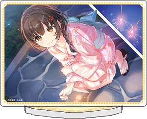 My Plain-looking Fiance is Secretly Sweet with Me Acrylic Art Stand [B] (Anime Toy)