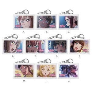 Love Live! Sunshine!! Miniature Canvas Key Ring C Vol.3 (Set of 10) (Anime Toy)
