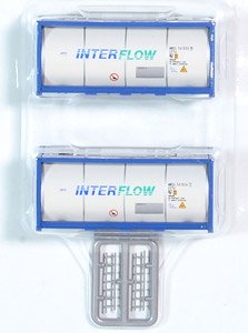 ISO Tank Container (Nippon Riku-un Sangyo / Interflow) (2 Pieces) (Model Train)