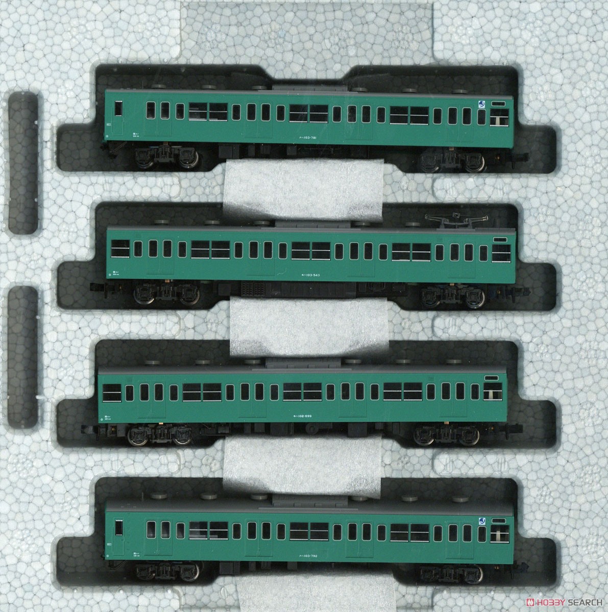 Series 103 `Emerald Green` Four Car Set (Basic 4-Car Set) (Model Train) Item picture1
