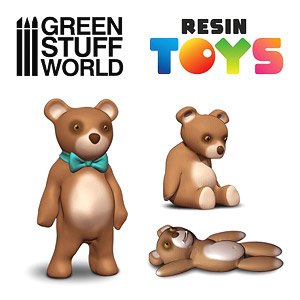 Diorama Accessory Teddy Bear Resin Set (Plastic model)