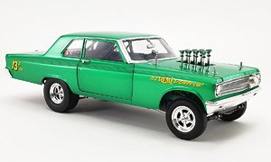 ダッジ ダート GTS 440 1969 ヴァイオレットパープル ビニールトップ 1965 Dodge Coronet AWB Custom - Metallic Green (ミニカー)